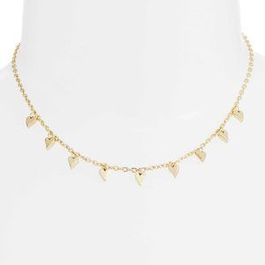 Rebecca Minkoff Heart Drops Necklace